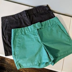 Lot of 2 LOFT khaki shorts size 2